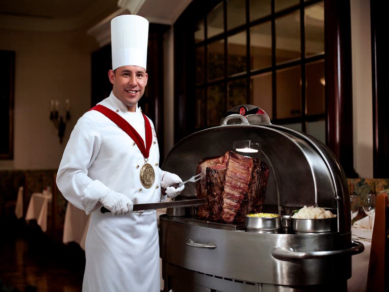 Lawry's The Prime Rib Carver and Cart