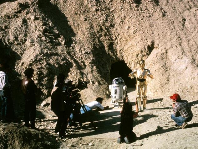 "Star Wars" filming in Death Valley National Park