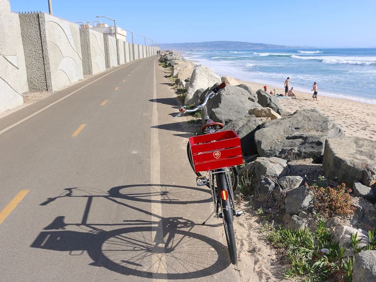 The Marvin Braude Bike Trail near Dockweiler State Beach