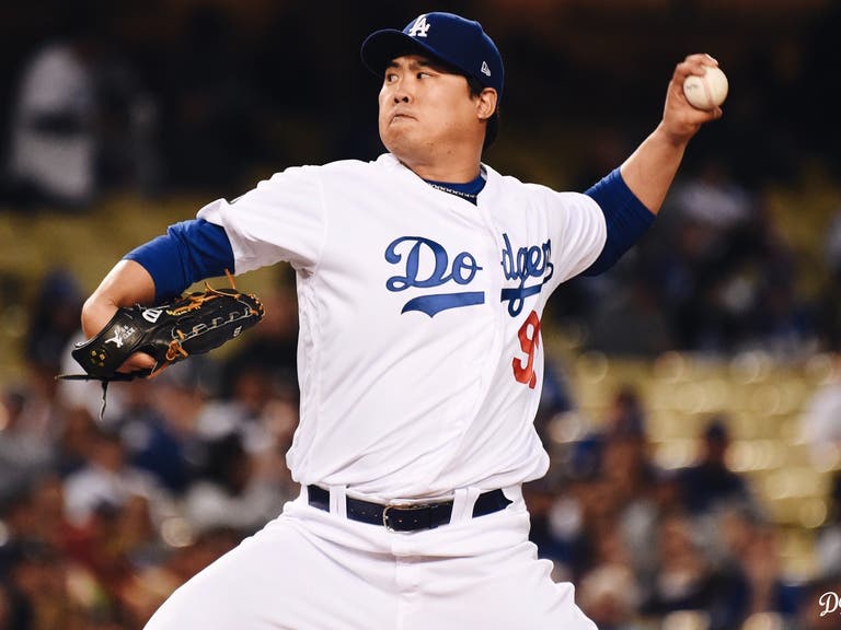 Los Angeles Dodgers pitcher Hyun-jin Ryu