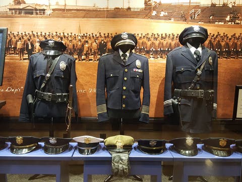 Los Angeles Police Museum uniforms