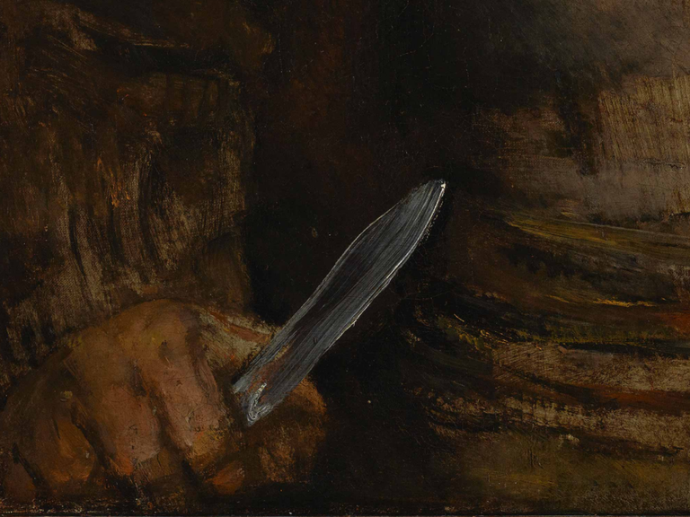 Getty Center Rembrandt "Saint Bartholomew" knife