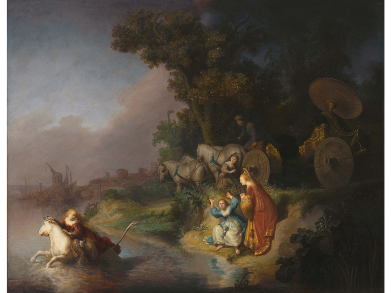 Rembrandt "The Abduction of Europa" at the Getty Center 