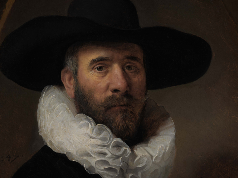 Rembrandt "Portrait of Dirck Jansz. Pesser" at LACMA
