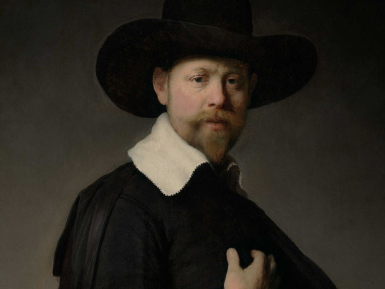 Rembrandt "Portrait of Marten Looten" at LACMA 