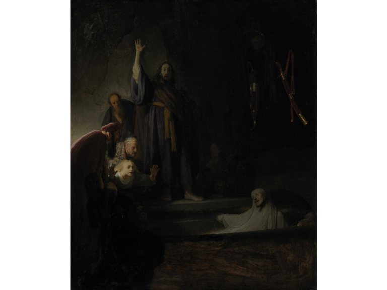 Rembrandt "The Raising of Lazarus" at LACMA