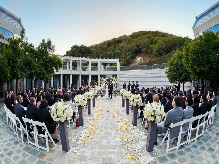 Wedding at the Skirball Cultural Center