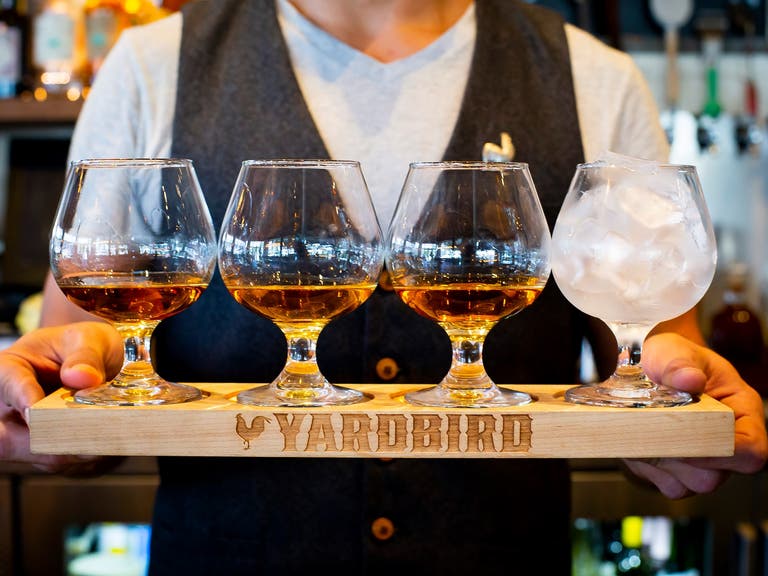 Bourbon Flight at Yardbird Southern Table & Bar