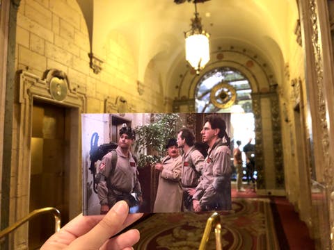 Scene from "Ghostbusters" (1984) at the Millennium Biltmore