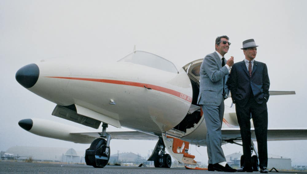 Learjet Frank Sinatra and Dean Martin