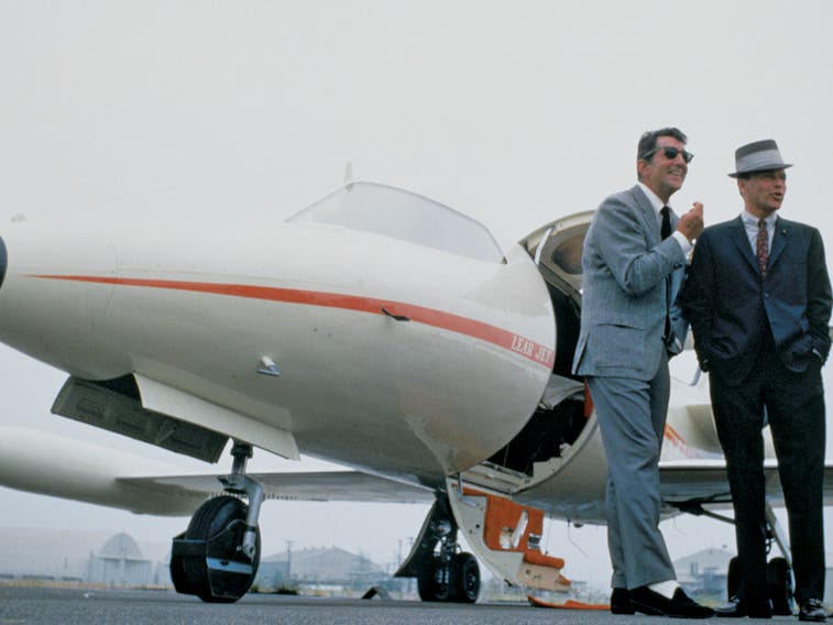 Learjet Frank Sinatra and Dean Martin