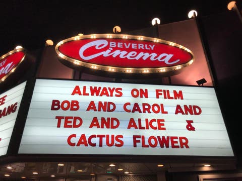 "Bob & Carol & Ted & Alice" at the New Beverly Cinema