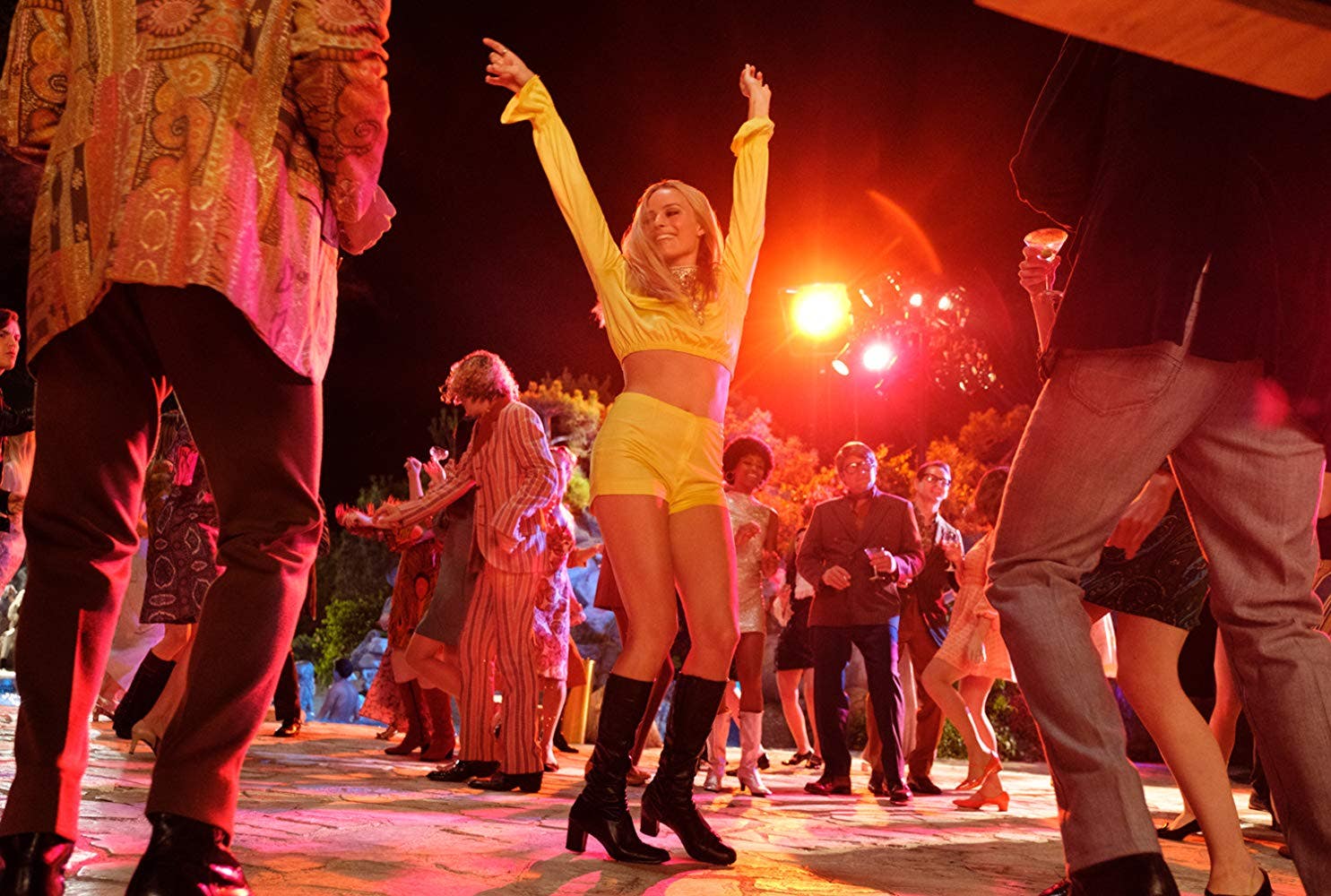 Margot Robbie dances at the Playboy Mansion in "Once Upon a Time in Hollywood"