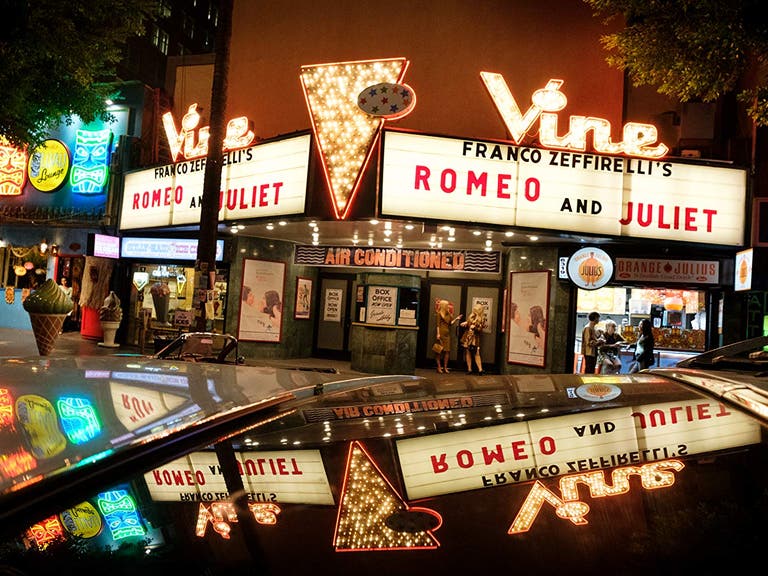 The Vine Theatre in "Once Upon a Time in Hollywood"