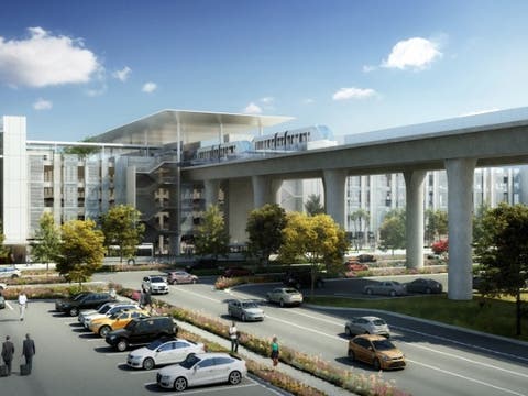 Consolidated Rent-A-Car (ConRAC) Facility at LAX | Rendering: LAWA