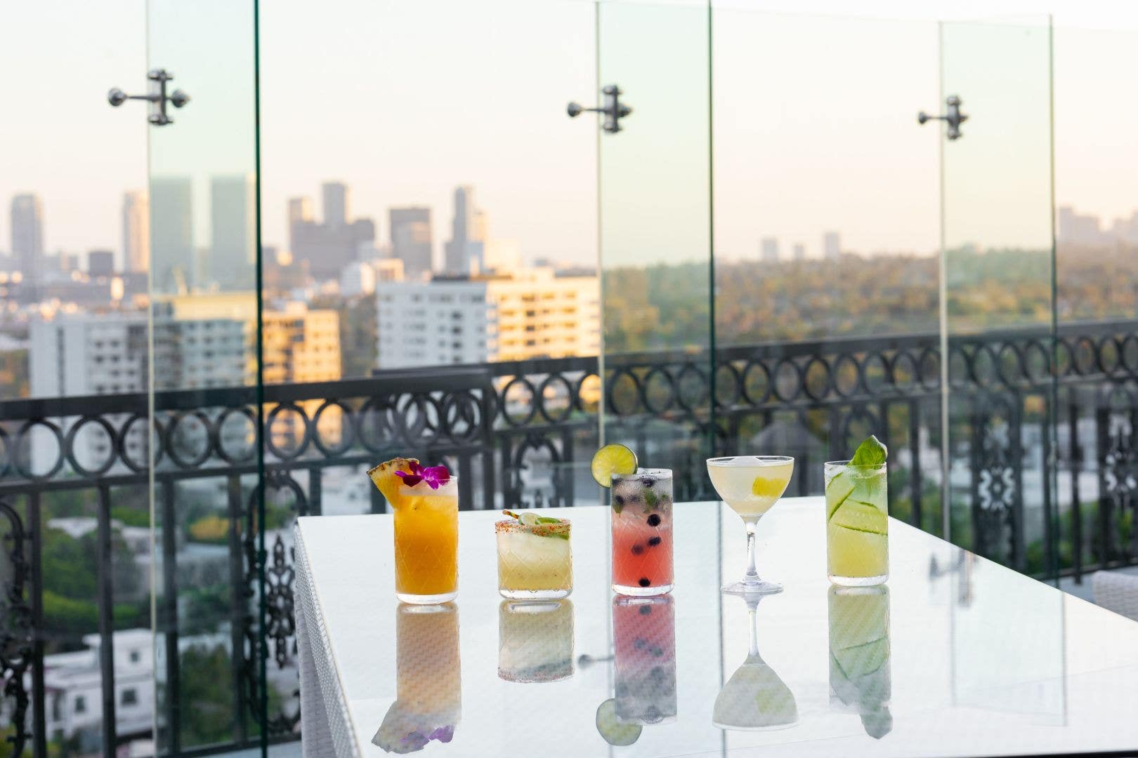 Cocktails at the West End Roof Top, The London West Hollywood