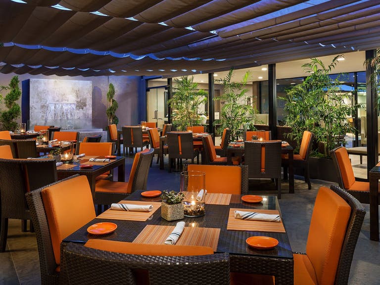 Sirocco restaurant at the Luxe Sunset Boulevard