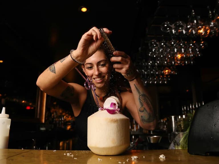 Bar manager Yael Vengroff makes the Cabana Club at The Spare Room