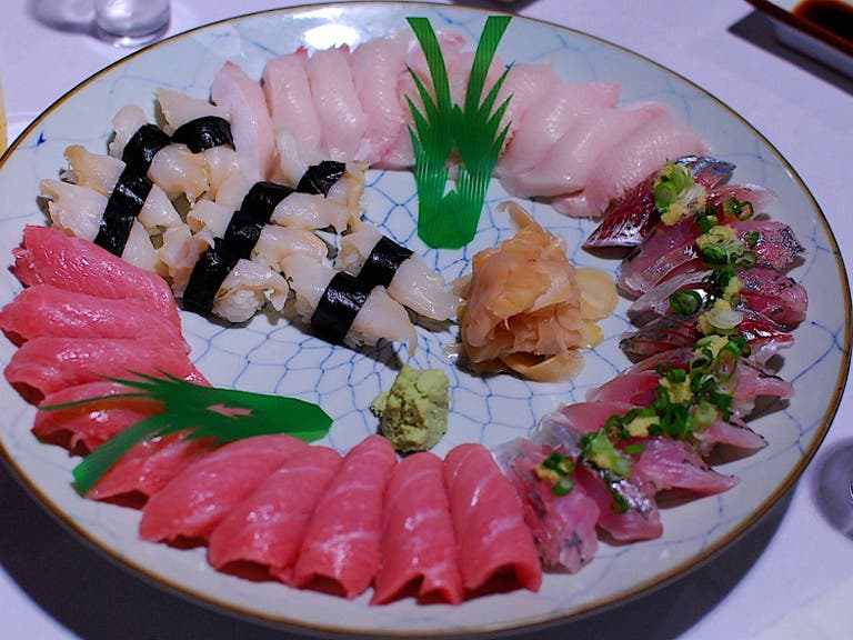 Sushi platter at Sushi Gen in Little Tokyo