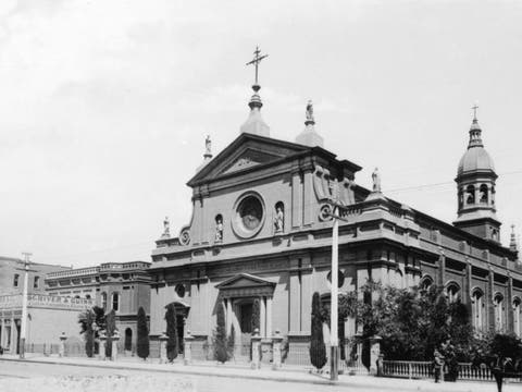 Cathedral of Saint Vibiana in Los Angeles circa 1888