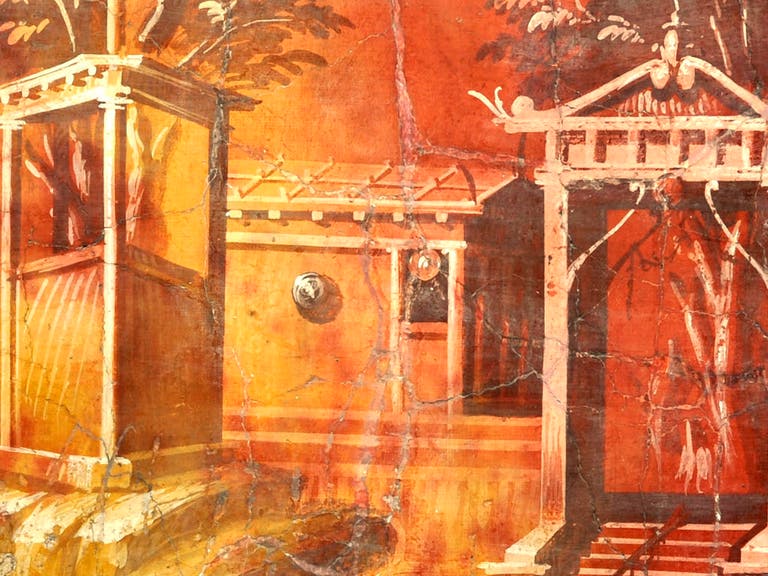 Fresco from "Buried by Vesuvius" at the Getty Villa