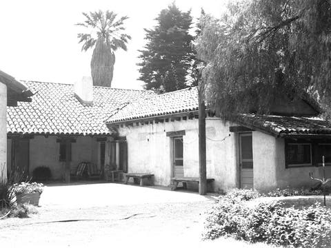 Gilmore Adobe at 6301 W Third St in 1936