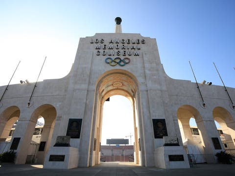 Peristyle at Los Angeles Memorial Coliseum
