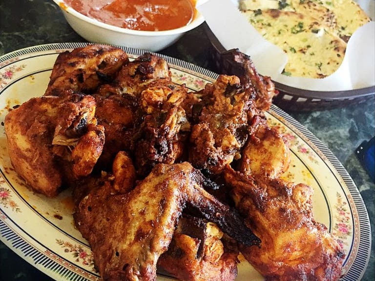 Chicken Charga at Bilal Tandoori in Inglewood