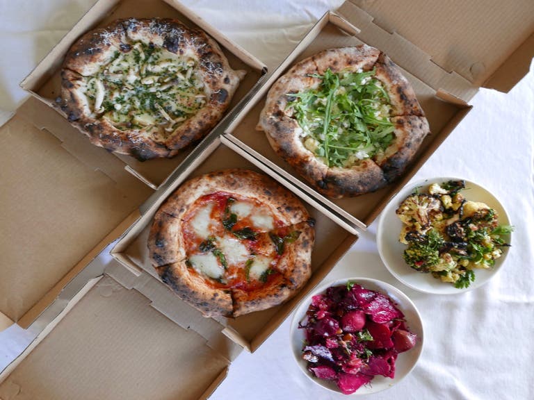 Wild Mushroom Pizza and more from Lodge Bread Company in Culver City