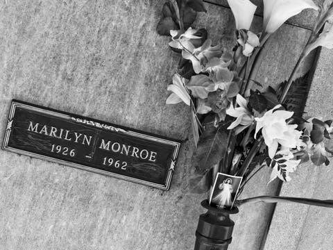 Marilyn Monroe’s crypt at Pierce Brothers Westwood Village Memorial Park & Mortuary