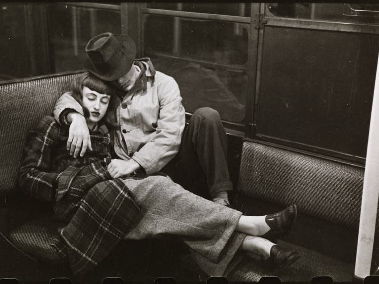 Stanley Kubrick "Life and Love on the New York City Subway" (1947) at Skirball Cultural Center