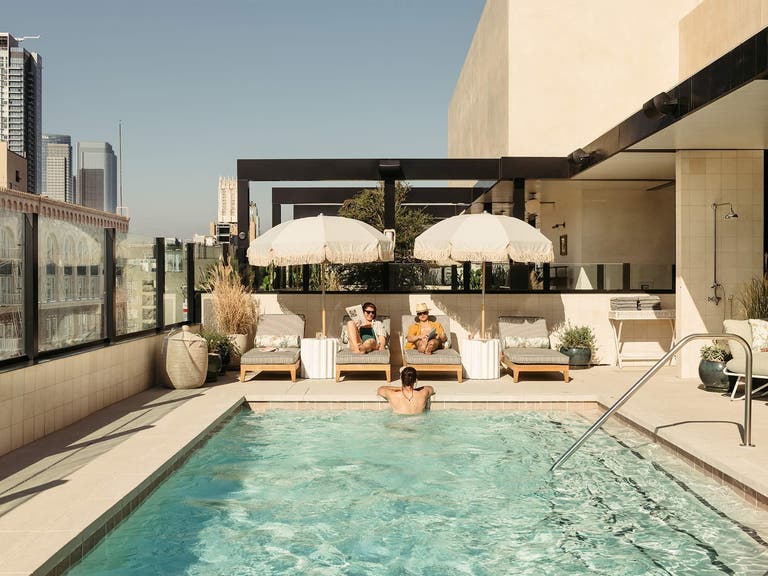 Rooftop Pool at The Hoxton Downtown LA