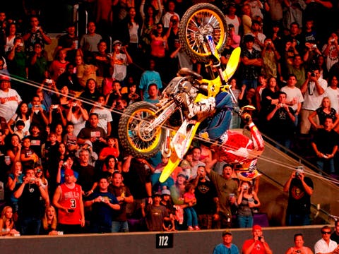 Travis Pastrana lands a Double Backflip at X Games 12 in 2006