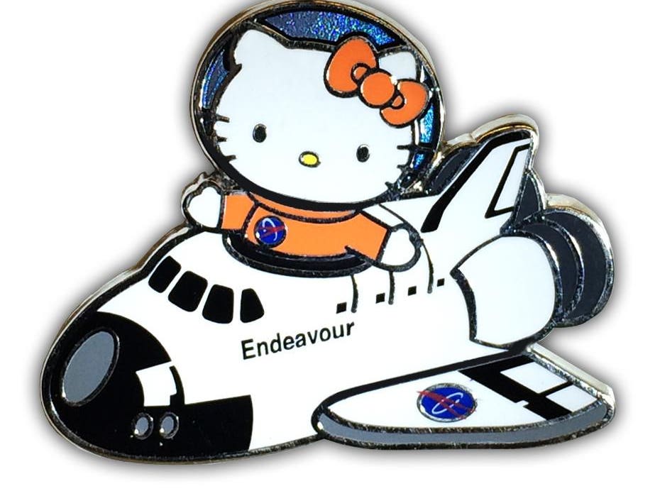 Hello Kitty "Endeavour Pilot" Collectible Pin at the California Science Center