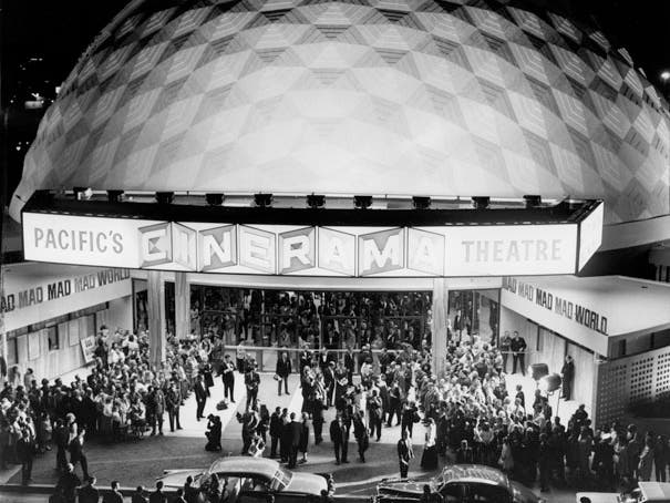 Grand opening of Pacific Theatres Cinerama Dome on Nov. 7, 1963