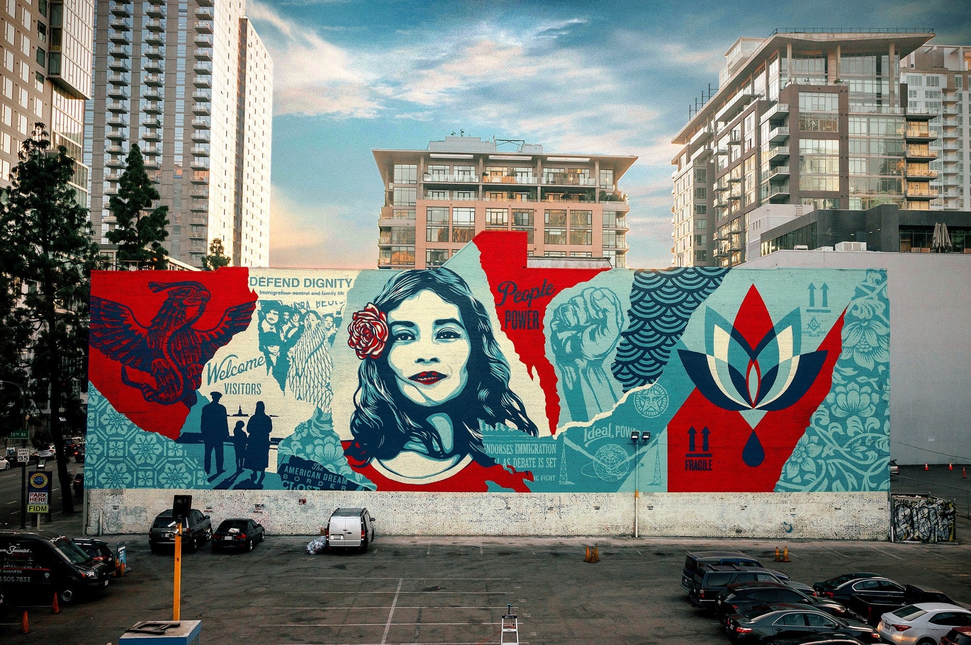 Discover the Los Angeles Street Murals of Shepard Fairey ...