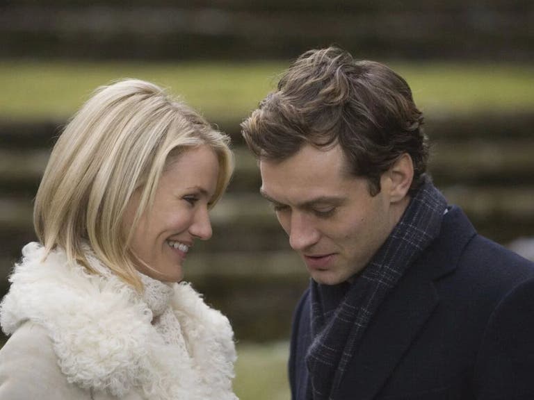 Cameron Diaz and Jude Law in "The Holiday" (2006)