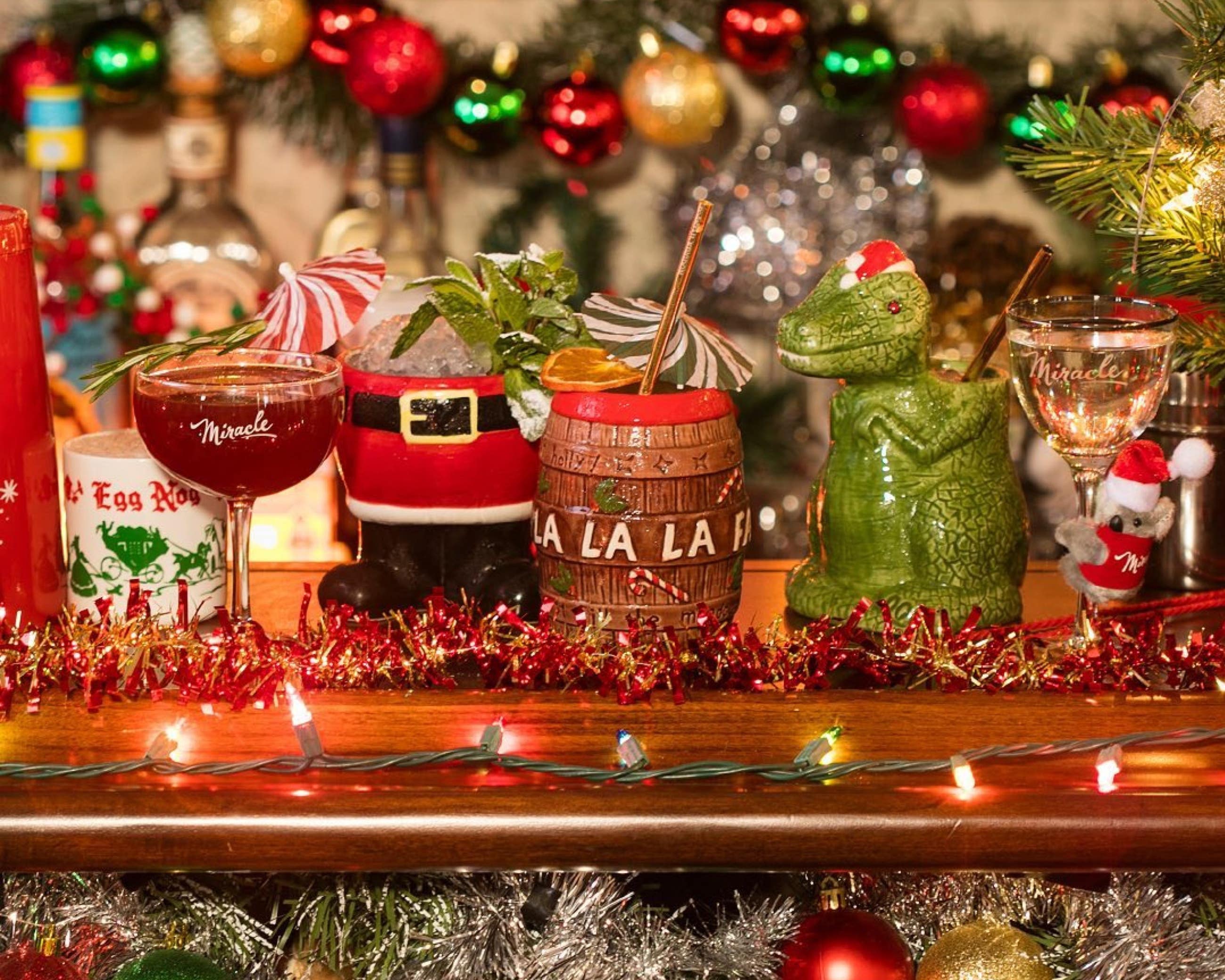 Holiday cocktails at Miracle On Melrose in West Hollywood