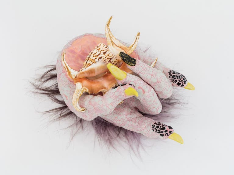 "Metal Goddess" sculpture by Roxanne Jackson at Craft Contemporary