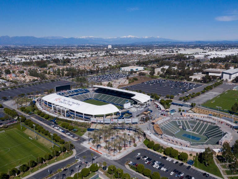 Aerial view of Dignity Health Sports Park