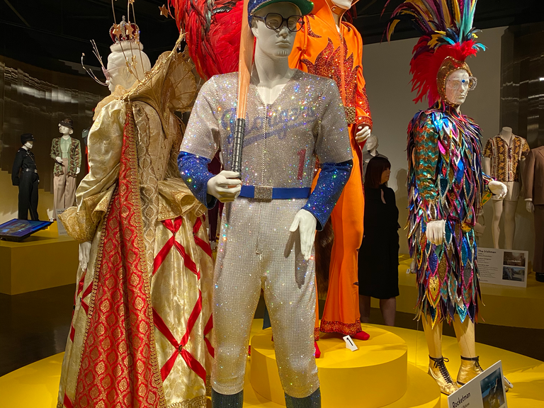 "Rocketman" costumes by Julian Day on view at FIDM