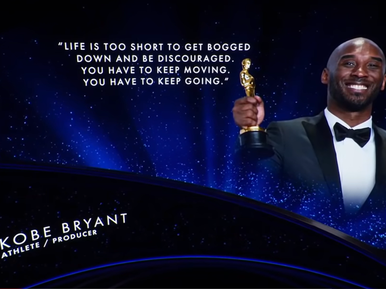 Kobe Bryant from the "In Memoriam" segment at the 92nd Academy Awards
