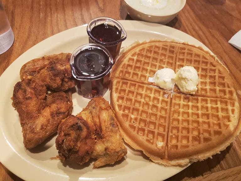 Obama's Special at Roscoe's House of Chicken and Waffles on Pico Blvd