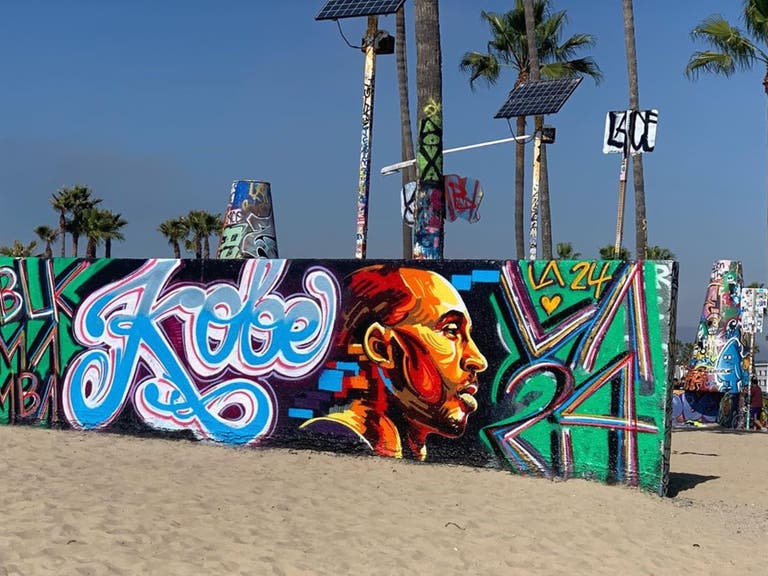 Kobe Bryant mural by Nerja Malaga in Venice Beach