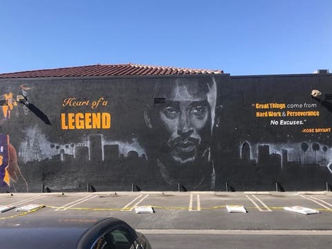 “Heart of a Legend” by PeQue at Watts Civic Center