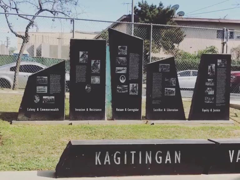 Filipino American WWII Veterans Memorial at Lake Street Park