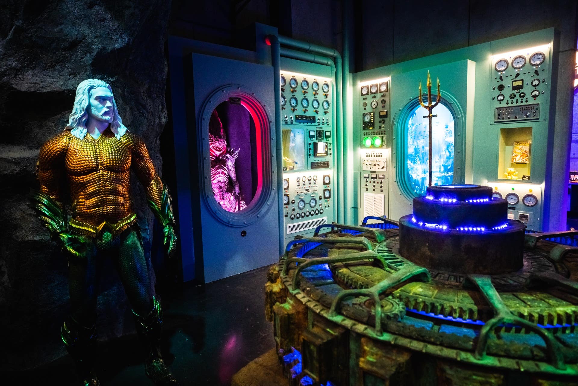 Aquaman's Lair at Warner Bros. Studio Tour Hollywood