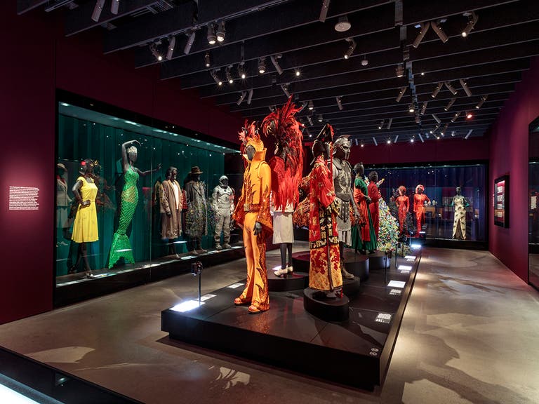 Costume exhibit at the Academy Museum