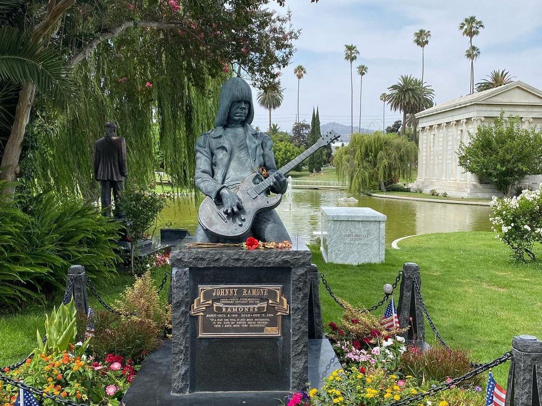 Johnny Ramone at Hollywood Forever 2021