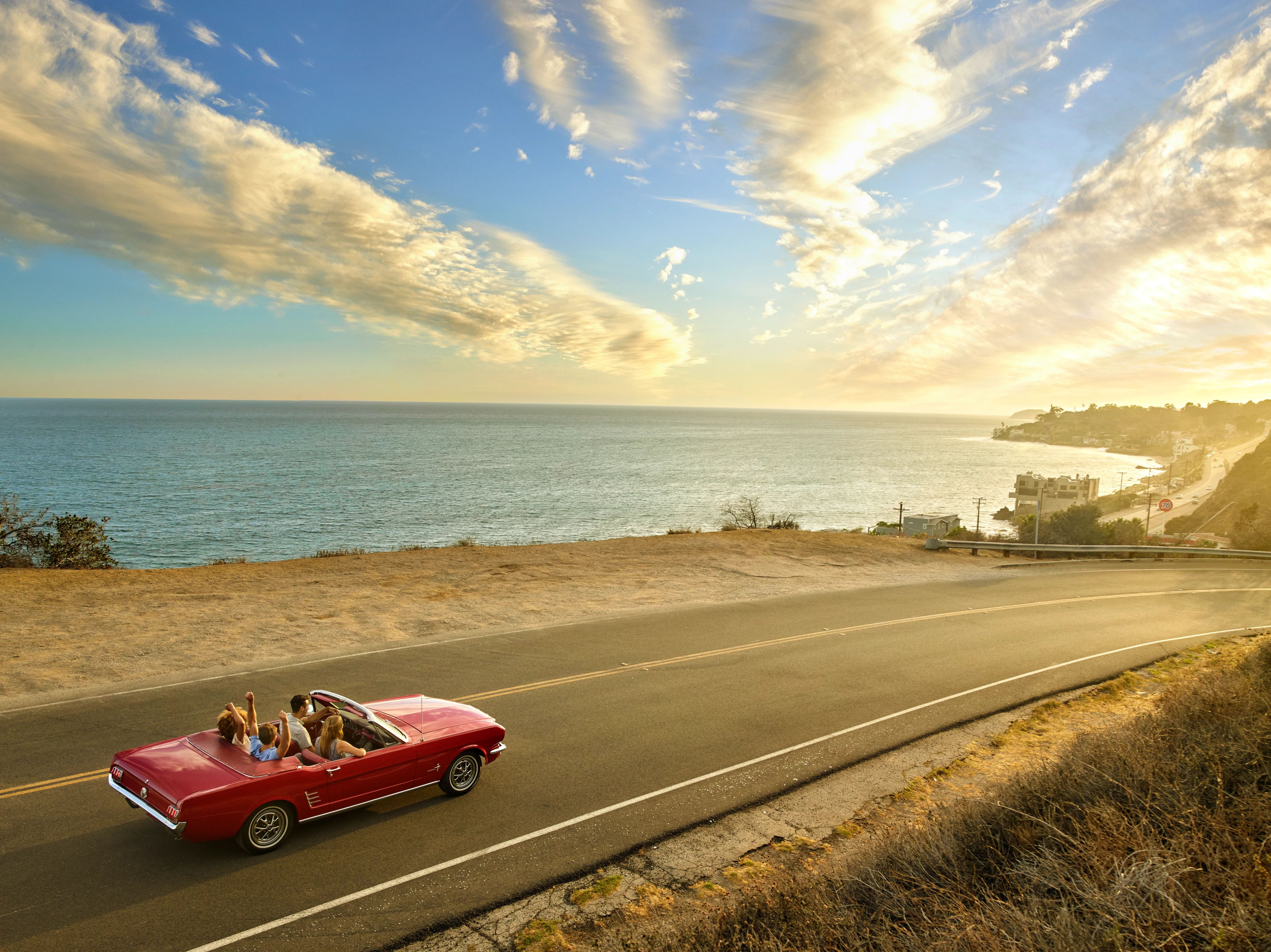 Driving PCH Malibu